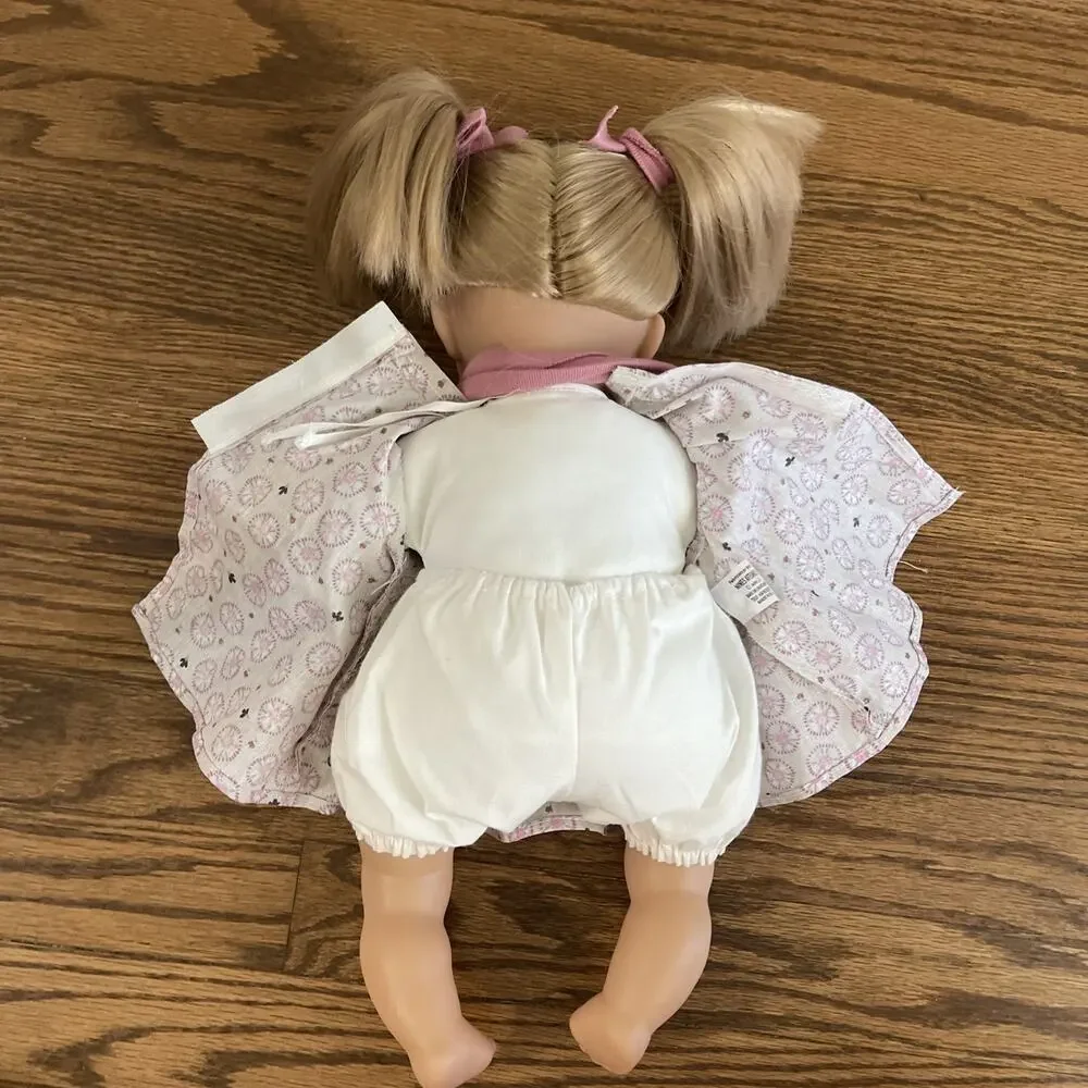 Nines d'Onil Alex Doll Missing Baby NWT 16” Soft Body Blue Sleepy Eye Pigtails